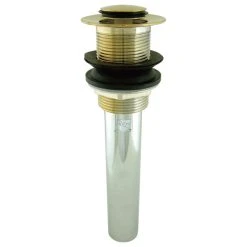 Best Pirce ???? Kingston Brass Fauceture Push Pop-Up Drain Without Overflow, Polished Brass ❤️