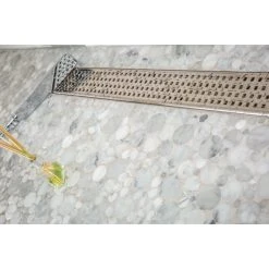 Outlet ???? Linear Shower Drain, Brushed Nickel Square Design By Serene Drains, 35" ???? 15 Outlet ???? Linear Shower Drain, Brushed Nickel Square Design By Serene Drains, 35" ???? -Grohe Shop 1481eb30083a0dcf 1955 w800 h800 b0 p0