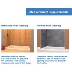 Cheap ✨ DreamLine SlimLine 30x60x2 3/4 Right Drain Single Threshold Shower Base, White ???? -Grohe Shop 22e12461018409c4 7963 w800 h800 b1 p0