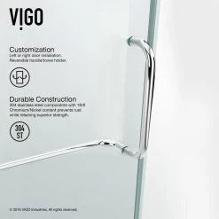 Deals ❤️ VIGO Monteray 30"x38'' Frameless Shower Enclosure Without Base, Chrome ???? -Grohe Shop 257134ae0e9d8793 0815 w800 h800 b0 p0