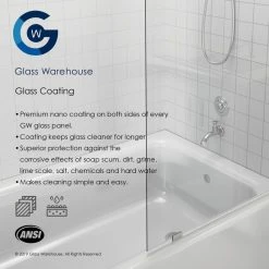 Outlet ???? Glass Warehouse 78"x26.5" Frameless Shower Door Single Fixed Panel, Satin Brass ???? 16 Outlet ???? Glass Warehouse 78"x26.5" Frameless Shower Door Single Fixed Panel, Satin Brass ???? -Grohe Shop 2d41f88500521cc7 1067 w800 h800 b0 p0