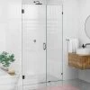 Deals ???? Glass Warehouse 78"x45.5" Frameless Shower Door, Wall Hinge, Matte Black ⭐ -Grohe Shop 39a127b100956af0 6925 w800 h800 b0 p0