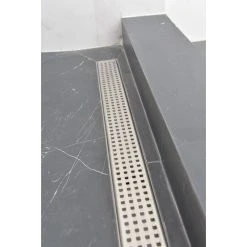 Outlet ???? Linear Shower Drain, Brushed Nickel Square Design By Serene Drains, 35" ???? 11 Outlet ???? Linear Shower Drain, Brushed Nickel Square Design By Serene Drains, 35" ???? -Grohe Shop 3b51b2580ec8fde9 1955 w800 h800 b0 p0