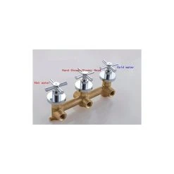 New ???? Fontana Showers Fontana Solid Brass 3-Handles 2-Way Bathroom Shower Valve ???? -Grohe Shop 3f71ff7a0af09a51 0141 w800 h800 b0 p0