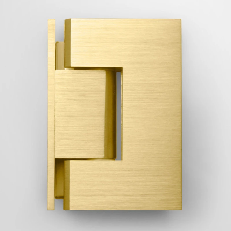 Outlet ???? Glass Warehouse 58.25"x60.25" Frameless Shower Bath Door Wall Hinge, Satin Brass ???? 6 Outlet ???? Glass Warehouse 58.25"x60.25" Frameless Shower Bath Door Wall Hinge, Satin Brass ???? - Image 4