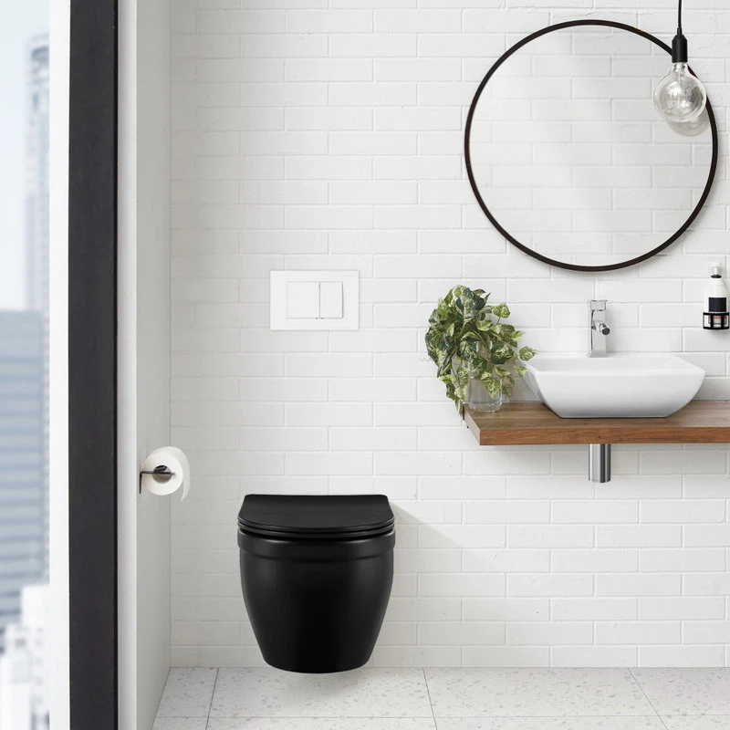 Cheapest ???? Swiss Madison Wall Mount Dual Flush Actuator Plate With Square Push Buttons, Matte White ???? 4 Cheapest ???? Swiss Madison Wall Mount Dual Flush Actuator Plate With Square Push Buttons, Matte White ???? - Image 2