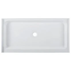 Discount ???? Swiss Madison Voltaire 60 X 30 Acrylic White, Single-Threshold, Center Drain, Shower Base ????