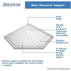 Best Sale ⭐ DreamLine SlimLine 40"x40" Neo-Angle Shower Floor, Biscuit Color ⌛ -Grohe Shop 91b14c5e00fdd307 7883 w800 h800 b1 p0
