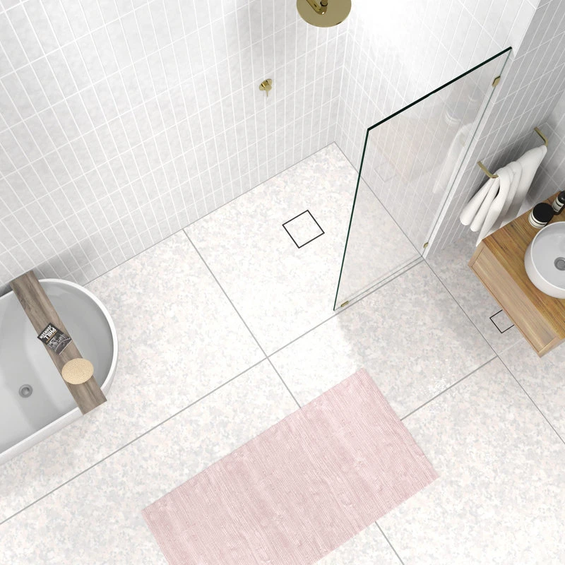 Outlet ???? Glass Warehouse 78"x26.5" Frameless Shower Door Single Fixed Panel, Satin Brass ???? 4 Outlet ???? Glass Warehouse 78"x26.5" Frameless Shower Door Single Fixed Panel, Satin Brass ???? - Image 2