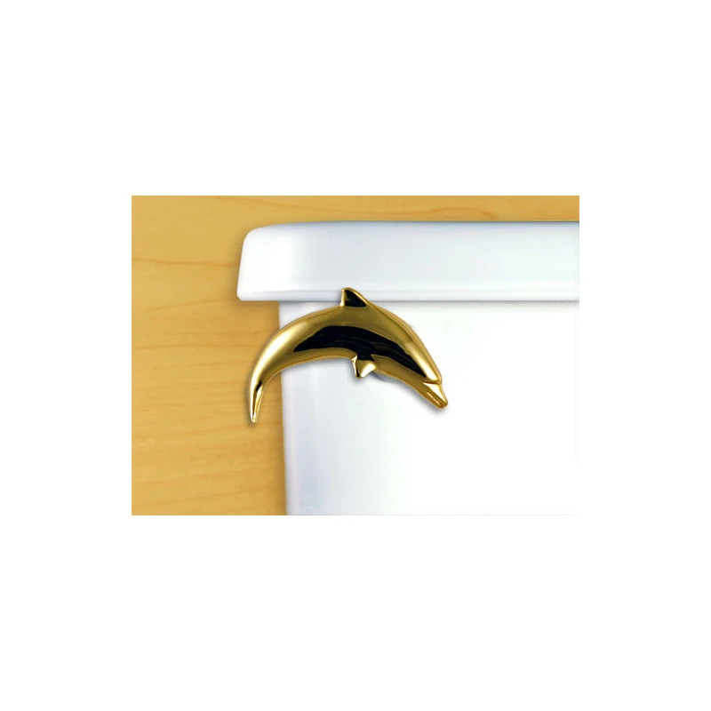 Cheapest ???? Functional Fine Art Dolphin Toilet Flush Handle, Gold ???? 4 Cheapest ???? Functional Fine Art Dolphin Toilet Flush Handle, Gold ???? - Image 2