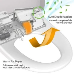 Cheap ???? VOVO Bidet Toilet Seat With UV LED And Deodorizer, Elongated ✨ -Grohe Shop de3191aa00382352 0840 w800 h800 b0 p0