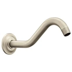 Outlet ???? Moen Belfield Brushed Nickel Shower Arm 177171BN ????