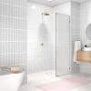 Outlet ???? Glass Warehouse 78"x26.5" Frameless Shower Door Single Fixed Panel, Satin Brass ???? -Grohe Shop fd111c4a00521ca2 1067 w800 h800 b0 p0