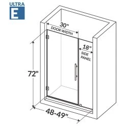 Best deal ???? LessCare Swing-Out Shower Doors Side Panel, Frameless, 10mm Clear Tempered Glass, 48-49"x72" ???? 8 Best deal ???? LessCare Swing-Out Shower Doors Side Panel, Frameless, 10mm Clear Tempered Glass, 48-49"x72" ???? -Grohe Shop fe013ab903ae04cd 9248 w800 h800 b1 p0