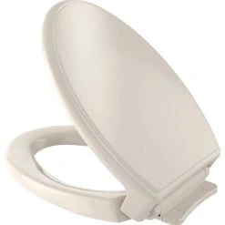Flash Sale ???? TOTO SS154 SoftClose Elongated Closed-Front Toilet Seat And Lid - Bone ✨