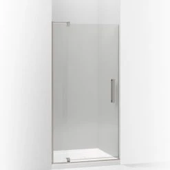Outlet ???? Kohler Revel Pivot Shower Door, 70"H X 31-1/8 - 36"W, Anodized Brushed Nickel ????