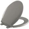 Top 10 ???? Kohler Cachet Quiet-Close, Round-Front Toilet Seat, Black 'N Tan ???? -Grohe Shop home design 55