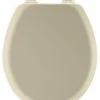 New ???? Bemis Mfg Mayfair 41EC-006 Round Molded Wood Toilet Seat W/Easy-Clean & Change Hinge, Bone ???? -Grohe Shop home design 70